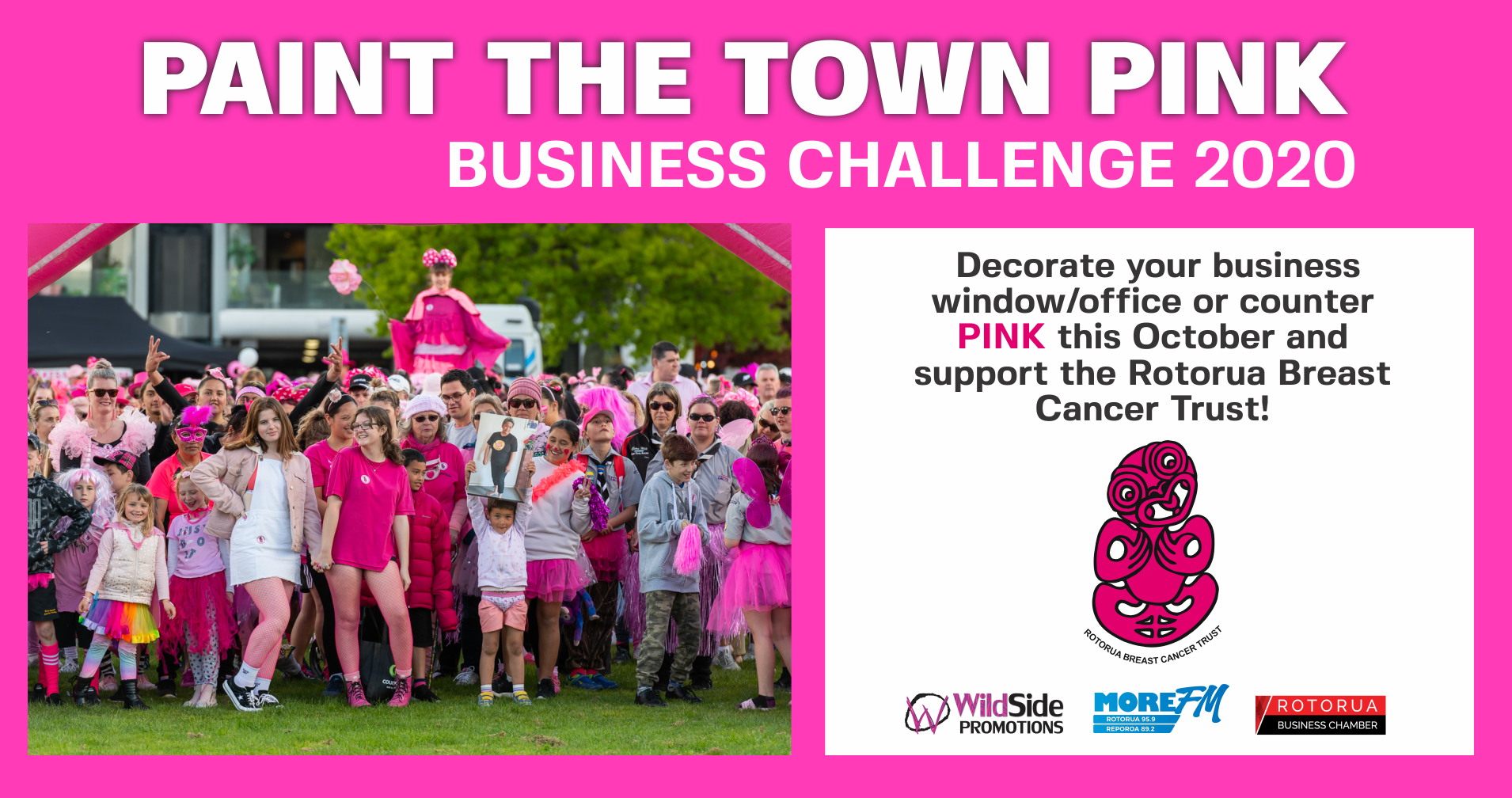 Paint the Town Pink Business Challenge Rotorua Breast Cancer Trust