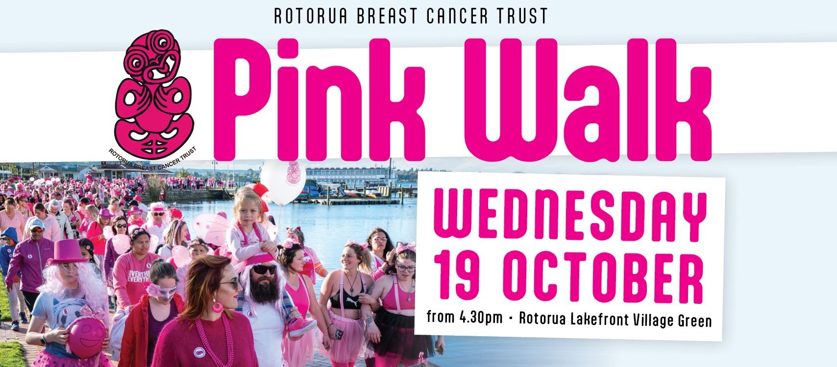 Rotorua Breast Cancer Trust Pink Walk Rotorua Breast Cancer Trust